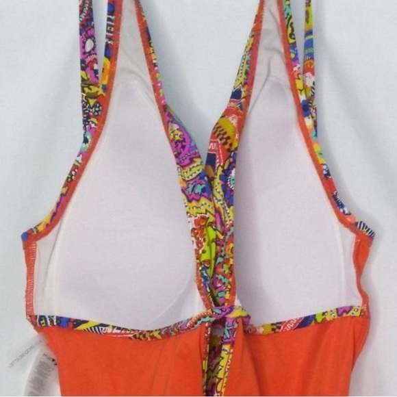 Bleu Rod Beattie multi color paisley one piece swimsuit - Picture 11 of 11